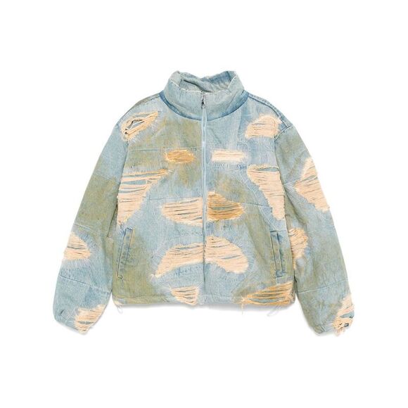 Who Decides War Blue Jackets - Denim Jackets Men